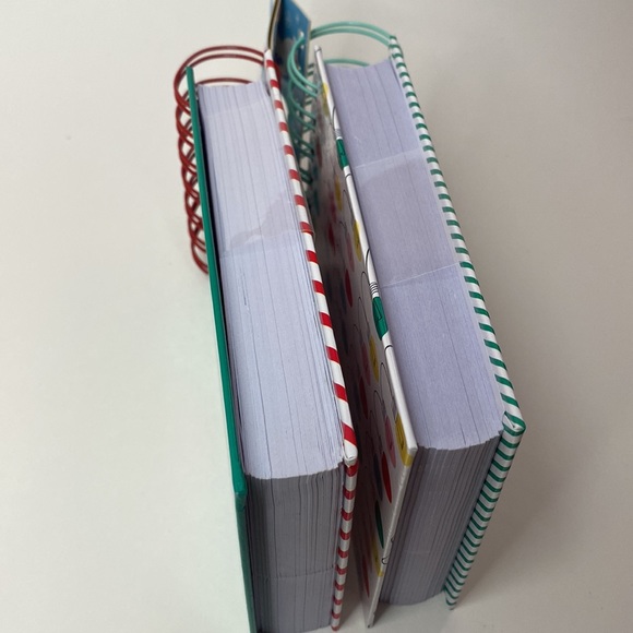 Set of 2 Christmas spiral notepads NWT! - Picture 7 of 12